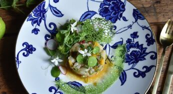 Royal seabream Tartar flavoured with mango and passion fruit